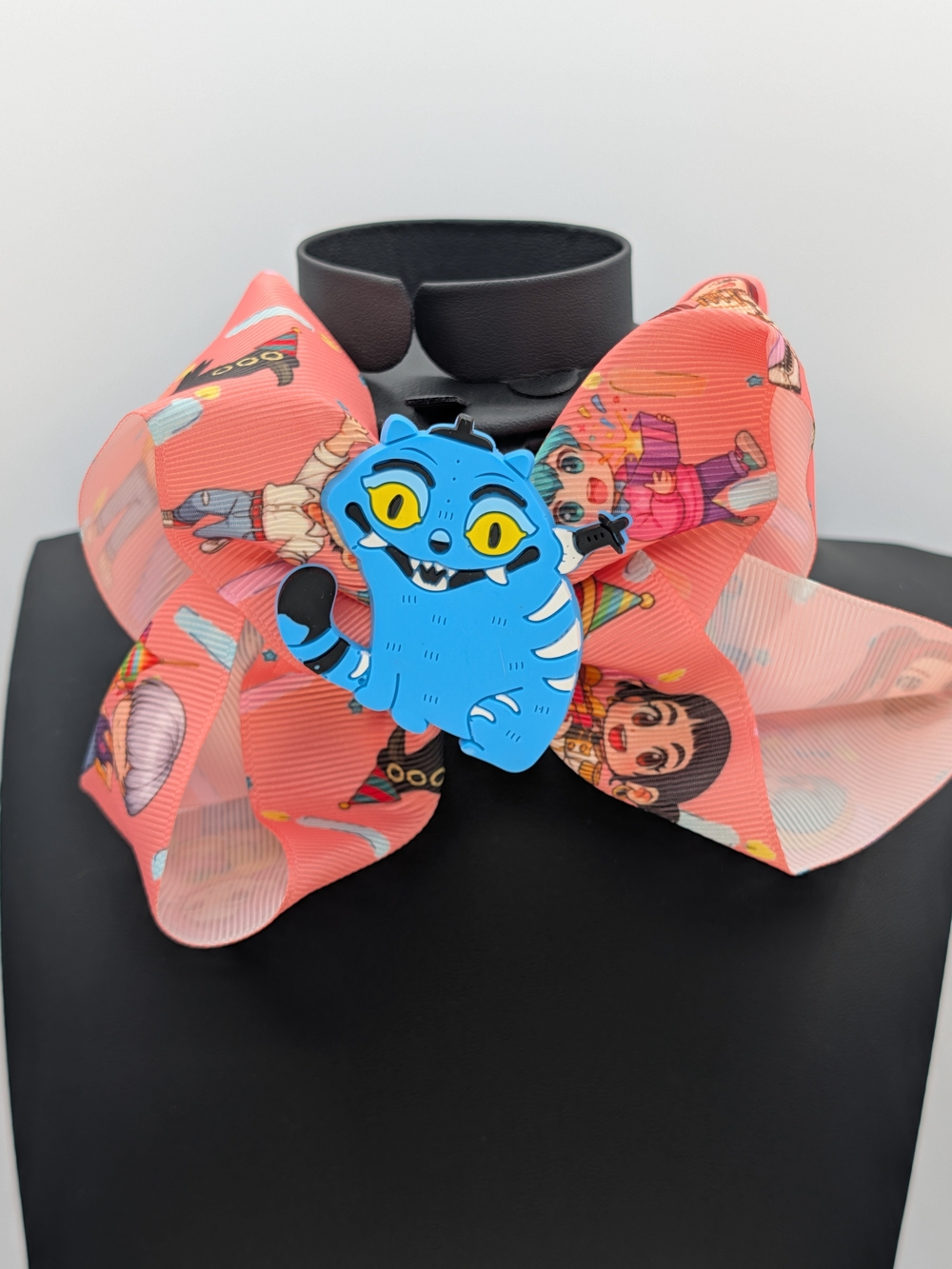 Coral Medium Size Kpop Demon Hunters Huntrix Hairbow